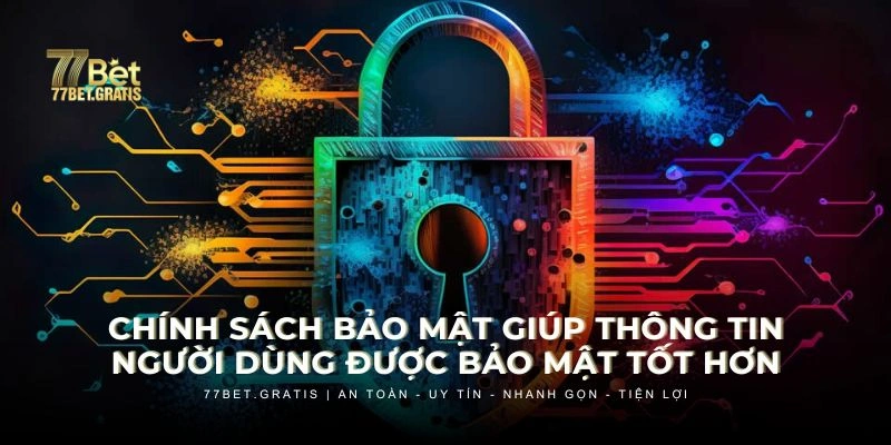 Chính sách bảo mật của 77BET giúp thông tin khách hàng được bảo mật tốt nhất